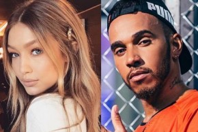 Gigi Hadid volta a se encontrar com Lewis Hamilton.(Imagem:Famosidades)