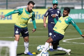 Palmeiras concentra atletas e treina em dois períodos para manter nível após folga(Imagem:Agência Palmeiras)
