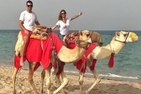 Gisele Bündchen é criticada por foto em passeio de camelo.(Imagem:Instagram)