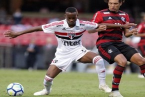 Autor de gol contra o Flamengo é apontado como maior promessa do São Paulo.(Imagem:Rubens Chiri)