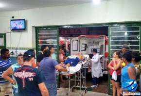 Policial reformado é baleado no rosto em Esperantina.(Imagem:Cidadeverde.com/)