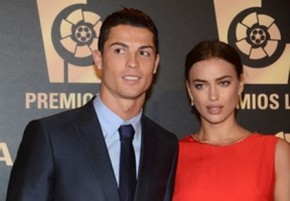 Cristiano Ronaldo e Irina Shayk.(Imagem:Getty Images)
