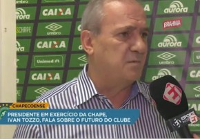 Presidente em exercício do Chapecoense, Ivan Tozzo(Imagem:MSN)