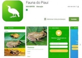 Semar lança aplicativo sobre a fauna piauiense.(Imagem:Divulgação)