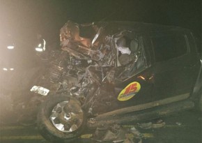 Veículo ultrapassado em acidente com prefeito e vice de Pajeú do Piauí era furtado.(Imagem:Divulgaçãop)