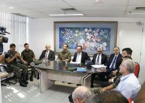 General do Exército se reúne no TRE sobre segurança nas eleições.(Imagem:CidadeVerde.com)