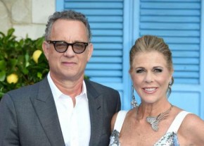 Tom Hanks e sua esposa Rita Wilson em Londres, em 16 de julho de 2018(Imagem:Divulgação)