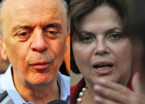 Serra e Dilma(Imagem:divulgação)