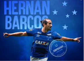Hernán Barcos é anunciado pelo Cruzeiro(Imagem:Instagram)