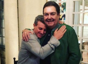 Luciano Huck homenageia Faustão na web.(Imagem:Instagram)