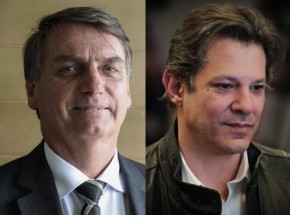 Bolsonaro mantém 28%; Haddad avança três pontos e chega a 22%.(Imagem:Reprodução)