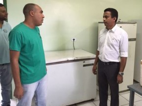 Francisco Costa visita unidades de saúde em Oeiras.(Imagem:Ascom Sesapi)