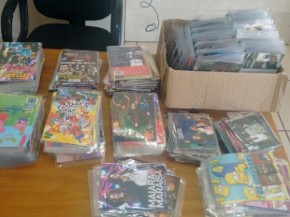Polícia Militar apreende CDs e DVDs piratas em Floriano.(Imagem:Divulgação)