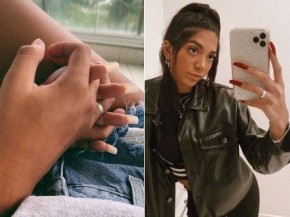 Irmã de Gabigol e namorado promessa passam a usar anel de compromisso(Imagem:Reprodução/Instagram)