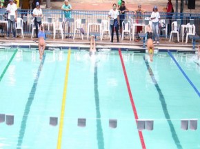 Cerca de 150 atletas participam do Campeonato Teresinense de Natação.(Imagem:Cidadeverde.com)