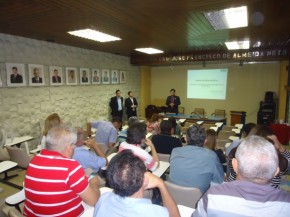 Servidores da ADH participam de capacitação sobre obras públicas.(Imagem:Ascom ADH)