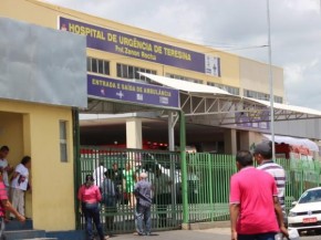 Criança está interanada no Hospital de Urgência de Teresina.(Imagem:Fernando Brito/G1)