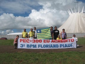 PMs de Floriano e Picos na luta da PEC 300(Imagem:Costa Filho)