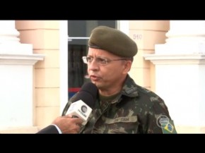 Cel. Luiz Patrício de Lima, comandante do 26º Grupamento de Serviço Militar.(Imagem:Reprodução)
