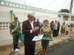 Polícia Militar realizou formatura e prestou homenagens em Floriano.(Imagem:FlorianoNews)