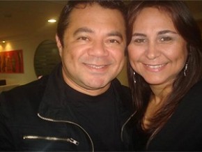 Shaolin acompanhado da esposa, Laudiceia.(Imagem:Arquivo pessoal)