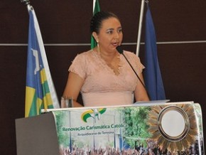 Cida Santiago (PHS) é a autora do projeto de lei.(Imagem:Divulgação/CMT)
