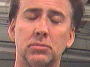 Foto de identificação carcerária de Nicolas Cage na prisão(Imagem:Divulgação)