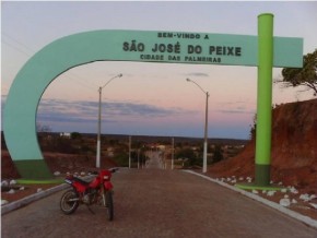 Entrada de São José do Peixe-PI(Imagem:Divulgação)