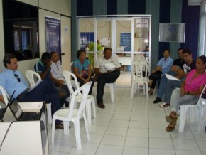 Empresários participando da reunião no Sebrae(Imagem:Léo Miranda)