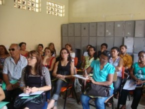 Registrou a reunião com os professores estaduais(Imagem:FN)