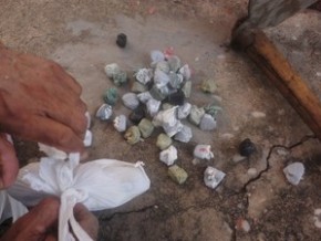 Agentes encontraram drogas dentro das celas do presídio. (Imagem: Divulgação/Sinpoljuspi)