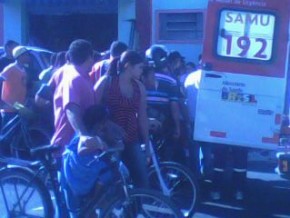 Homem causa tumulto no centro de Floriano(Imagem:Internauta - FlorianoNews)