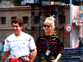   Xuxa e Senna passeando por Mônaco(Imagem:Reprodução / TV Xuxa )