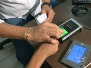 Recadastramento biométrico.(Imagem:Reprodução/TV Mirante)