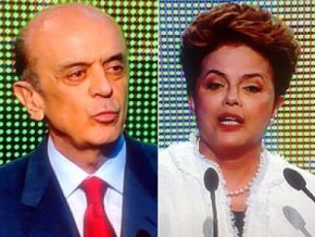 Serra vs Dilma(Imagem:redetv)