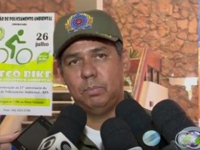 Subcomandante Lindomar Castilho(Imagem:Reprodução/Tv Clube)