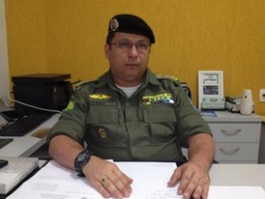 Major Adriano Lucena acompanha o caso.(Imagem:Gilcilene Araújo/G1)