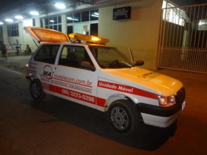 Chegada ao Hospital Tibério Nunes(Imagem:FlorianoNews)