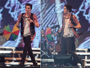 Luan Santana em show em Recife.(Imagem:Divulgação)