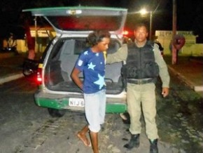 Suspeito de abusar de criança foi preso em Buriti dos Lopes.(Imagem:Divulgação/Polícia Militar)