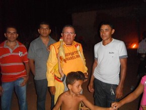 Repórter Amarelinho prestigia Festa do Divino na localidade Macaúba.(Imagem:FlorianoNews)