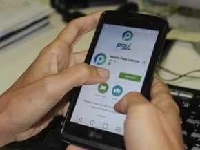 Aplicativo Piauí Loterias já está disponível na loja para aparelhos com Android.(Imagem:Fernando Brito/G1)