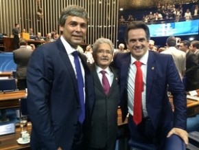 Posse dos novos 27 senadores aconteceu neste domingo em Brasília.(Imagem:Thaizys Val)