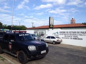 Delegacia de Homicídios de Teresina.(Imagem:Gil Oliveira/G1)