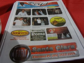 Hayalla comemorou sete anos do jornal Perfil em Floriano.(Imagem:FlorianoNews)