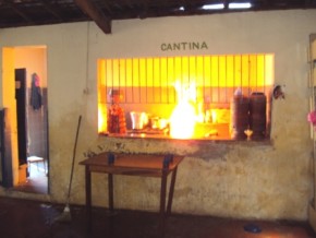 O incêndio foi na creche Titia Bebela.(Imagem: Katiúcia Alves)