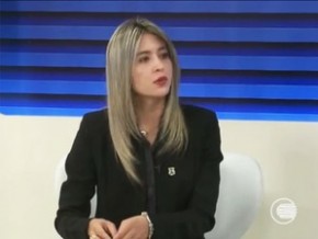 Delegada Anamelka(Imagem:Reprodução/TV Clube)