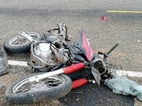 Motociclista voltava para localidade rural onde morava.(Imagem:Divulgação/Polícia Militar)