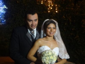 Enlace matrimonial de Leonardo e Poliana(Imagem:FlorianoNews)