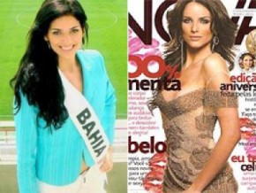 Renata Lustosa já foi Miss na Bahia e capa da Nova.(Imagem:180graus)